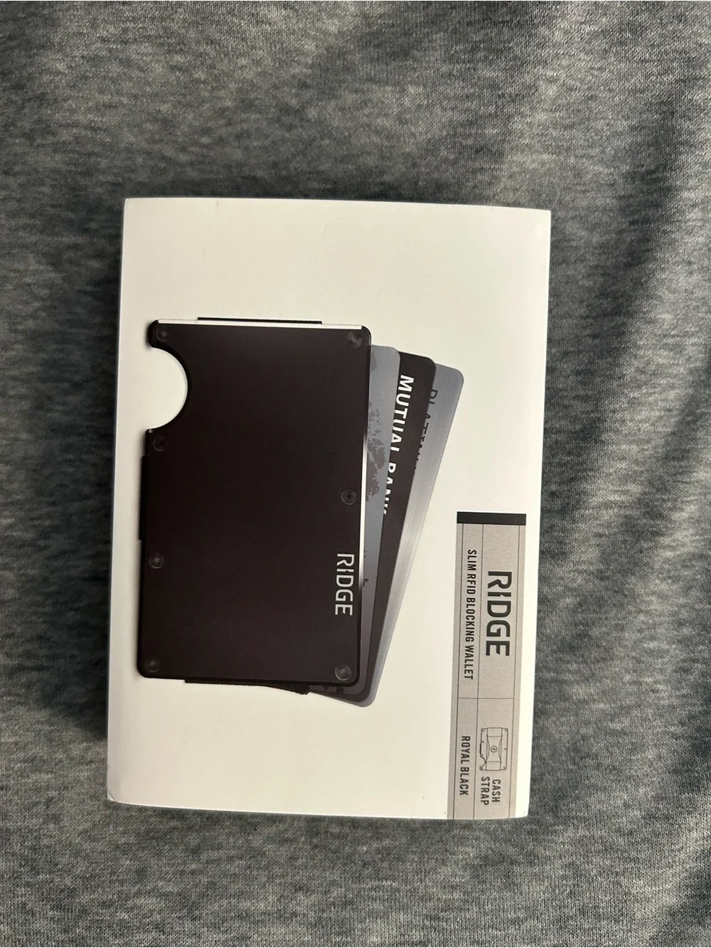 Ridge Slim RFID Blocking Card Holder Wallet & Money Clip